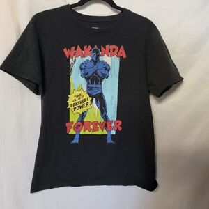 Marvel Black Panther Black Tee